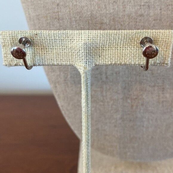 Vintage Kilmer & Daniel Art Deco Sterling Necklace & Matching Clip Earri… - Picture 4 of 7